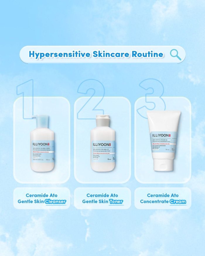 Hypersensitive Skincare Routine