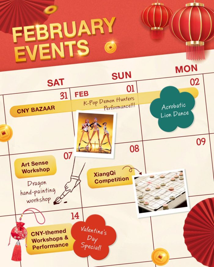 February Events @ Sanctuary Mall