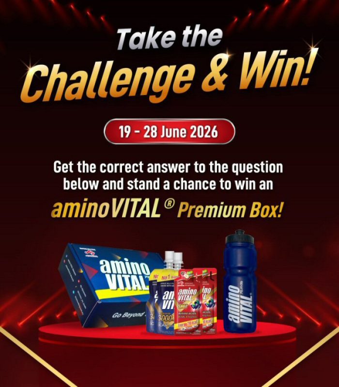 aminoVital Answer & Win Campaign Hero